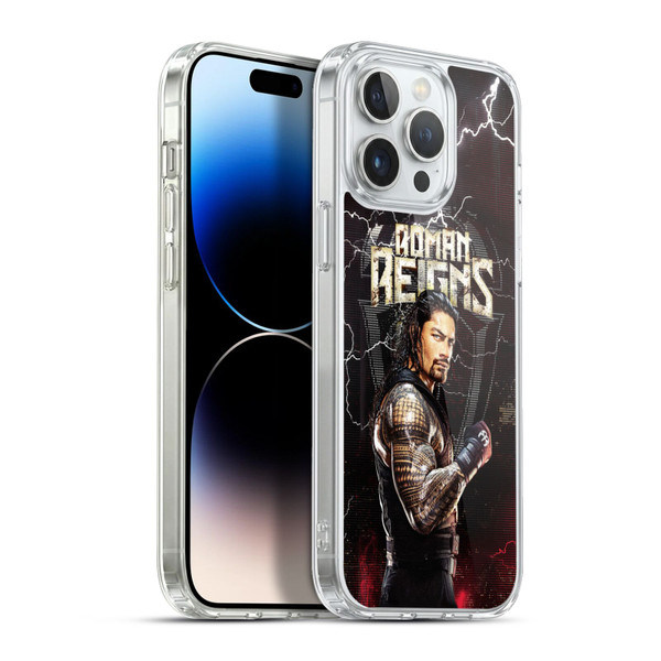 WWE Superstars Roman Reigns Soft Gel Case for Apple iPhone 13 Pro Max & MagSafe
