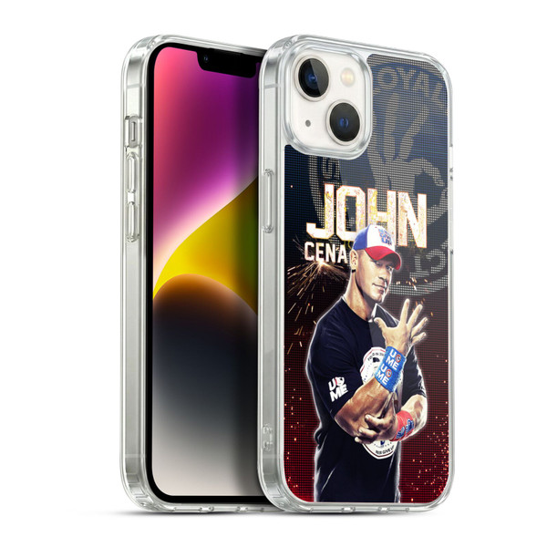 WWE Superstars John Cena Soft Gel Case for Apple iPhone 14 Plus & MagSafe