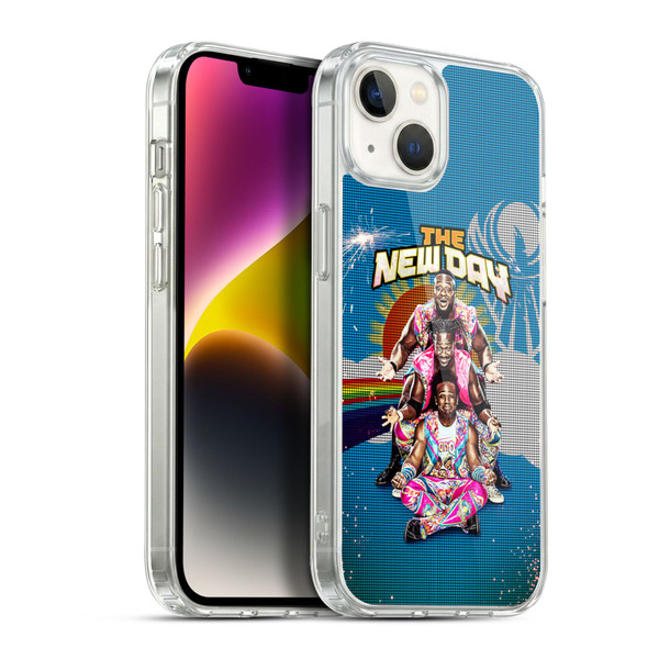 WWE Superstars The New Day Soft Gel Case for Apple iPhone 14 Plus & MagSafe