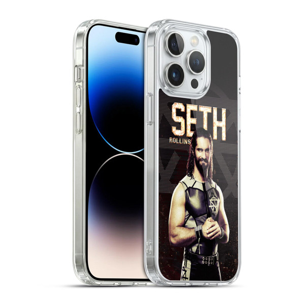 WWE Superstars Seth Rollins Soft Gel Case for Apple iPhone 14 Pro Max & MagSafe