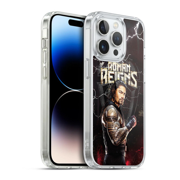 WWE Superstars Roman Reigns Soft Gel Case for Apple iPhone 14 Pro & MagSafe