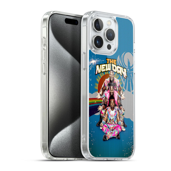 WWE Superstars The New Day Soft Gel Case for Apple iPhone 15 Pro Max & MagSafe