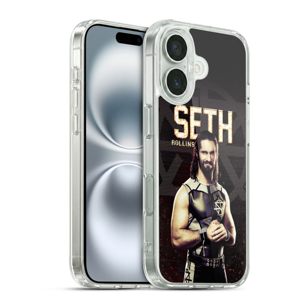 WWE Superstars Seth Rollins Soft Gel Case for Apple iPhone 16 & MagSafe
