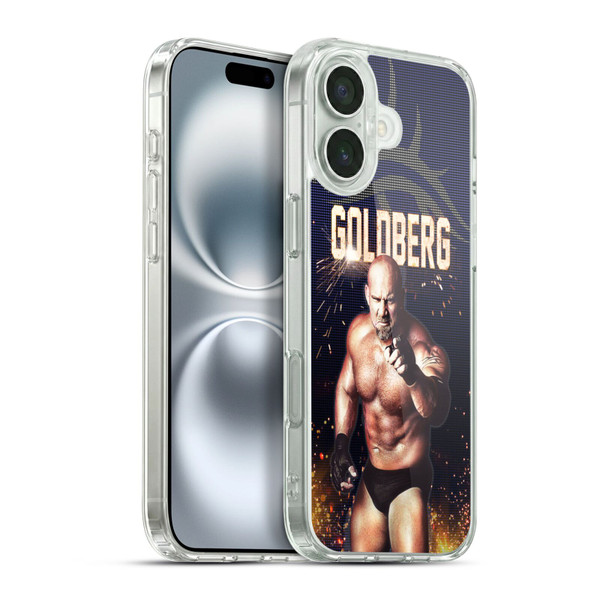 WWE Superstars Goldberg Soft Gel Case for Apple iPhone 16 Plus & MagSafe