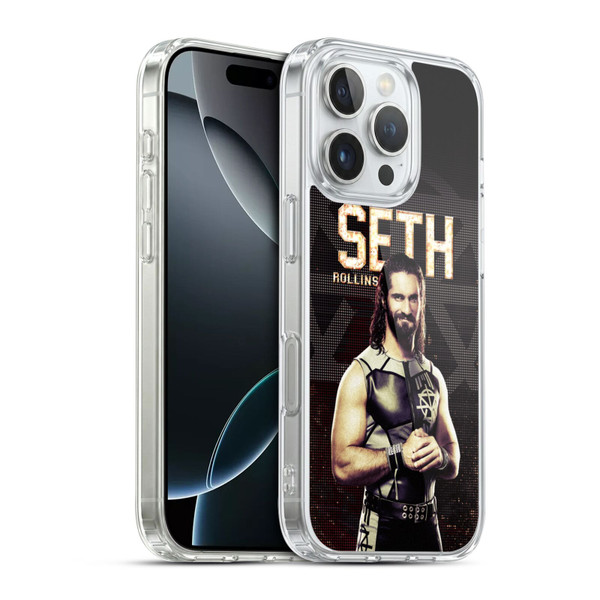 WWE Superstars Seth Rollins Soft Gel Case for Apple iPhone 16 Pro & MagSafe