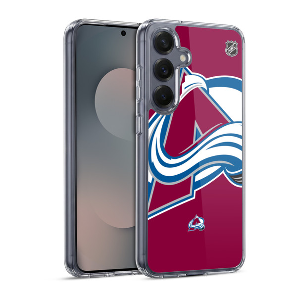 NHL Colorado Avalanche Oversized Soft Gel Case for Samsung Galaxy S25 & MagSafe