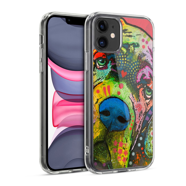 Dean Russo Dogs Mastiff Soft Gel Case for Apple iPhone 11