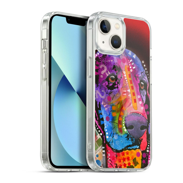 Dean Russo Dogs Basset Hound Soft Gel Case for Apple iPhone 13