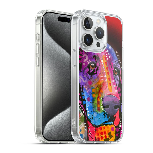 Dean Russo Dogs Basset Hound Soft Gel Case for Apple iPhone 15 Pro & MagSafe