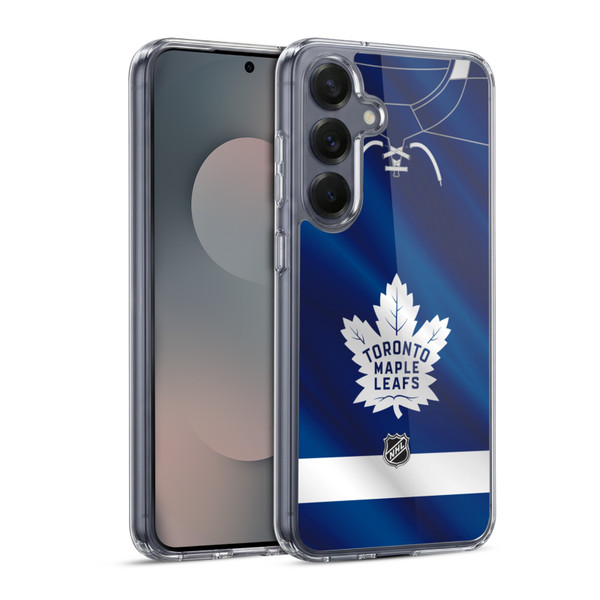NHL Toronto Maple Leafs Jersey Soft Gel Case for Samsung Galaxy S25 & MagSafe