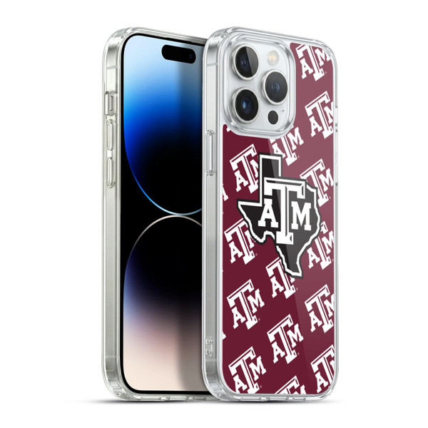 Texas A&M University TAMU Texas A&m University Pattern Soft Gel Case for Apple iPhone 13 Pro Max & MagSafe