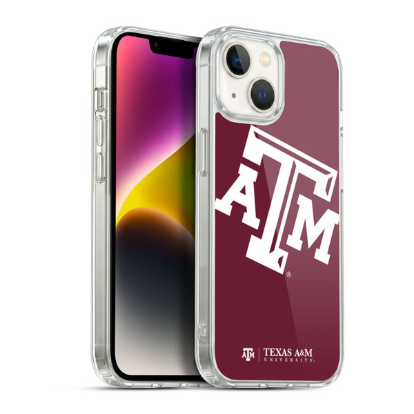 Texas A&M University TAMU Texas A&m University Oversized Soft Gel Case for Apple iPhone 14