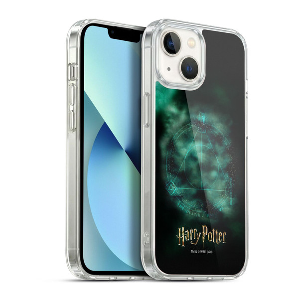 Harry Potter Deathly Hallows XXXV Triangle Symbol Soft Gel Case for Apple iPhone 13