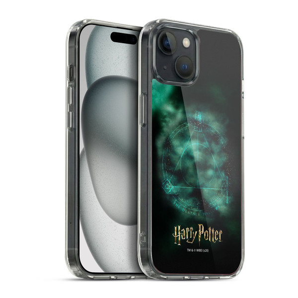 Harry Potter Deathly Hallows XXXV Triangle Symbol Soft Gel Case for Apple iPhone 15 Plus & MagSafe