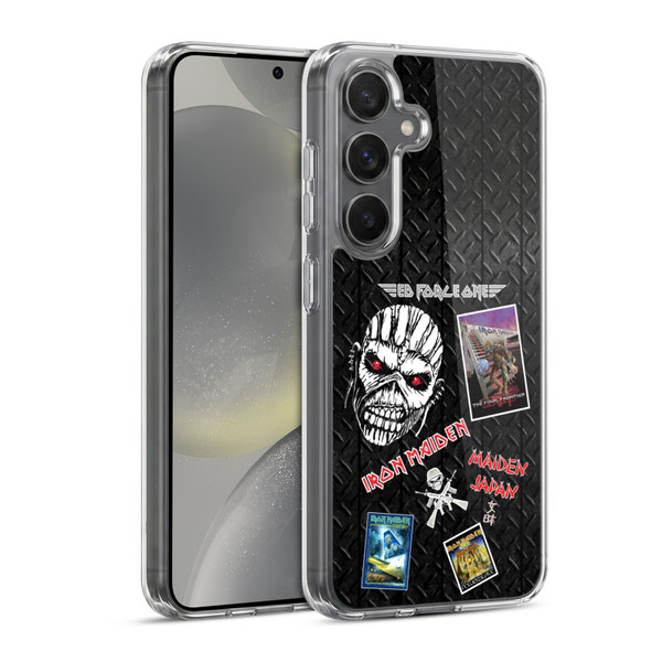Iron Maiden Graphics Collage Soft Gel Case for Samsung Galaxy S24 5G & MagSafe