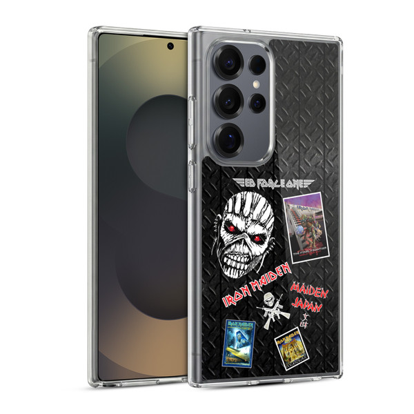 Iron Maiden Graphics Collage Soft Gel Case for Samsung Galaxy S25 Ultra & MagSafe
