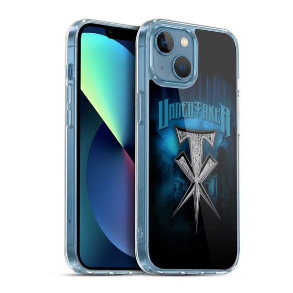 WWE The Undertaker Stone Cross Soft Gel Case for Apple iPhone 13 Mini & MagSafe