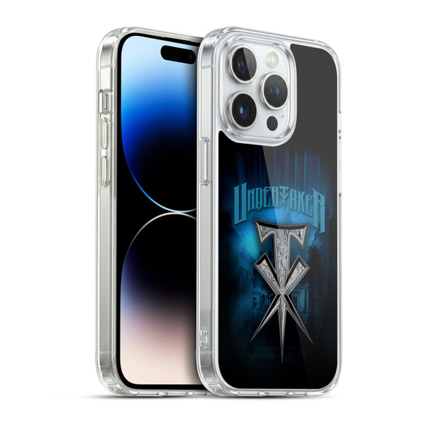WWE The Undertaker Stone Cross Soft Gel Case for Apple iPhone 14 Pro & MagSafe