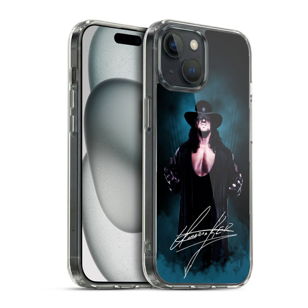 WWE The Undertaker Deadman Signature Soft Gel Case for Apple iPhone 15 & MagSafe