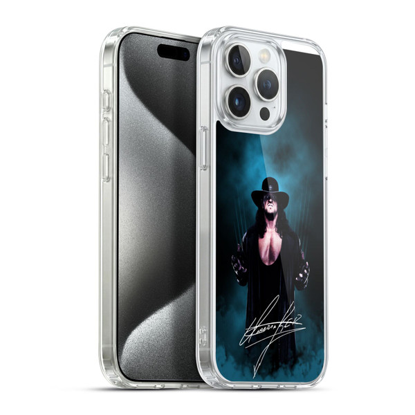 WWE The Undertaker Deadman Signature Soft Gel Case for Apple iPhone 15 Pro Max & MagSafe