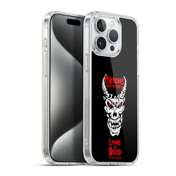 WWE The Undertaker Phenom's Death Crew Soft Gel Case for Apple iPhone 15 Pro Max & MagSafe