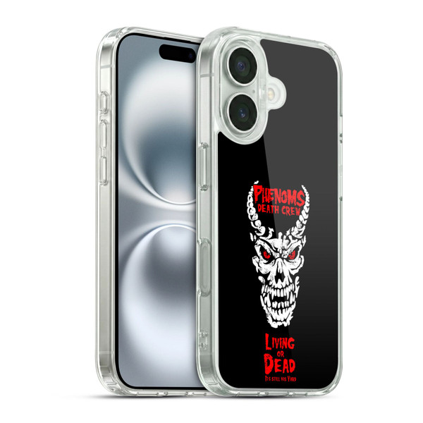 WWE The Undertaker Phenom's Death Crew Soft Gel Case for Apple iPhone 16 & MagSafe
