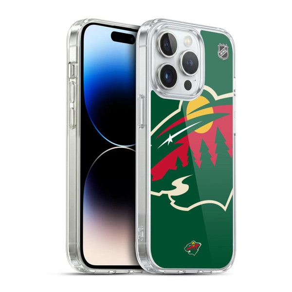 NHL Minnesota Wild Oversized Soft Gel Case for Apple iPhone 14 Pro & MagSafe