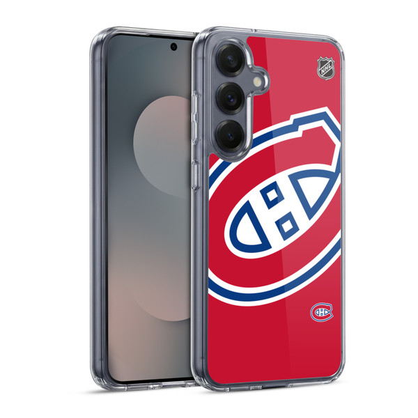 NHL Montreal Canadiens Oversized Soft Gel Case for Samsung Galaxy S25 & MagSafe
