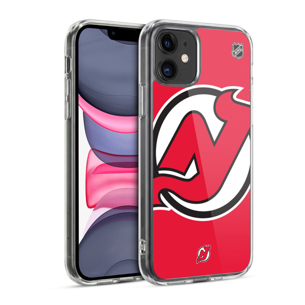 NHL New Jersey Devils Oversized Soft Gel Case for Apple iPhone 11