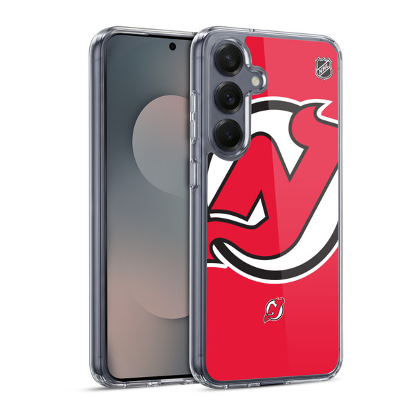 NHL New Jersey Devils Oversized Soft Gel Case for Samsung Galaxy S25 & MagSafe