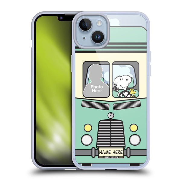 Custom Customised Personalised Peanuts Art Van Soft Gel Case for Apple iPhone 14 Plus & MagSafe