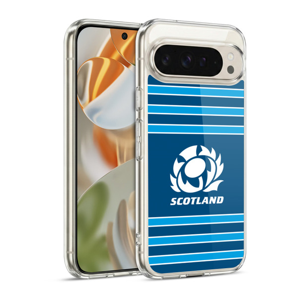 Scotland Rugby Logo 2 Stripes Soft Gel Case for Google Pixel 9 / Pixel 9 Pro