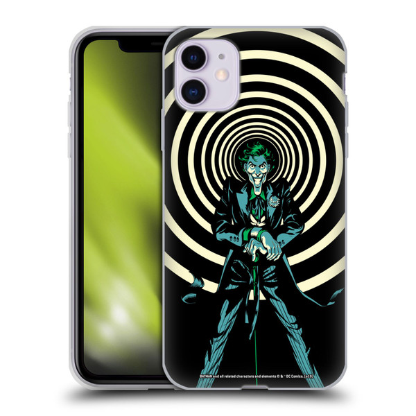The Joker DC Comics Character Art Grin Soft Gel Case for Apple iPhone 11