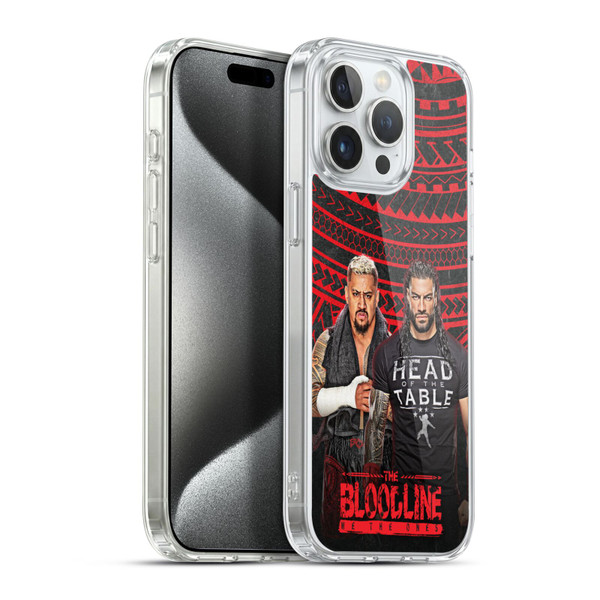 WWE The Bloodline Group Soft Gel Case for Apple iPhone 15 Pro Max & MagSafe