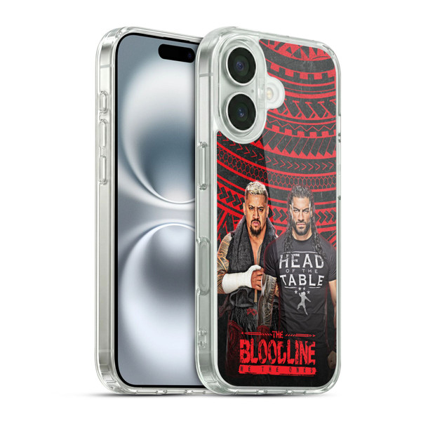 WWE The Bloodline Group Soft Gel Case for Apple iPhone 16 & MagSafe