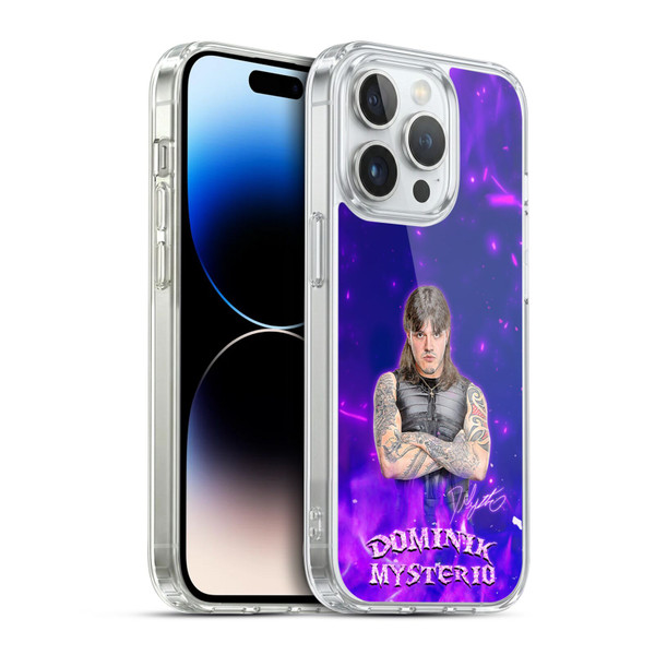 WWE Dominik Mysterio Portrait Soft Gel Case for Apple iPhone 14 Pro & MagSafe