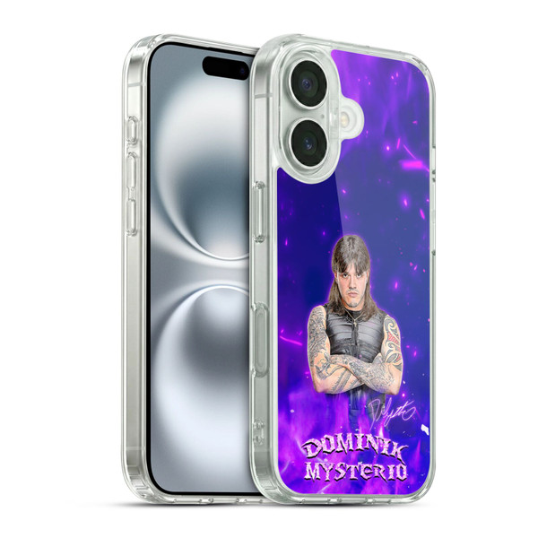 WWE Dominik Mysterio Portrait Soft Gel Case for Apple iPhone 16 & MagSafe
