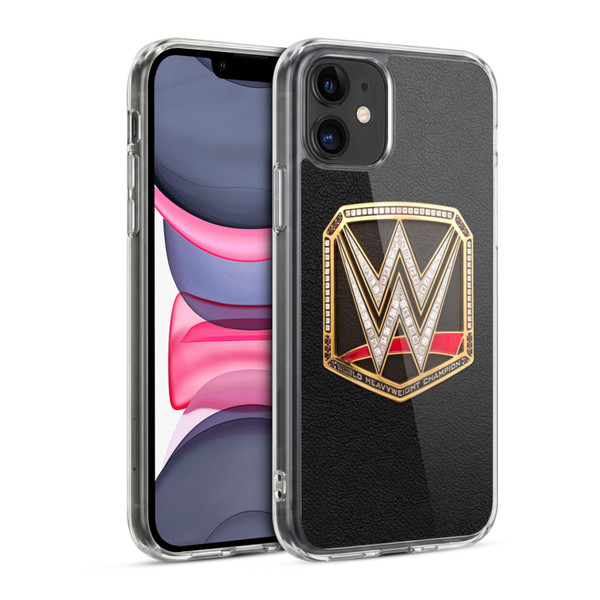 WWE Title Belts Championship Soft Gel Case for Apple iPhone 11