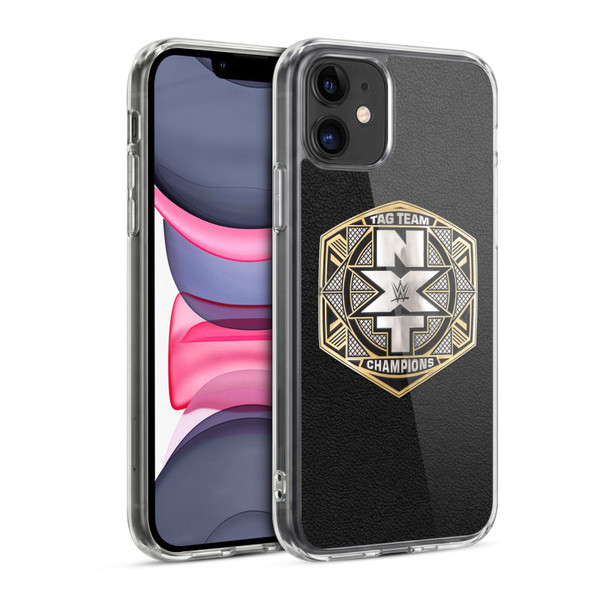 WWE Title Belts NXT Tag Team Championship Soft Gel Case for Apple iPhone 11