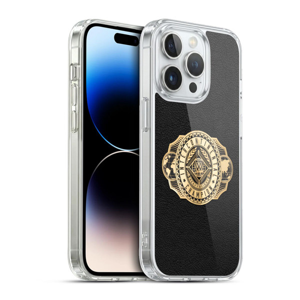 WWE Title Belts Intercontinental Championship Soft Gel Case for Apple iPhone 13 Pro & MagSafe
