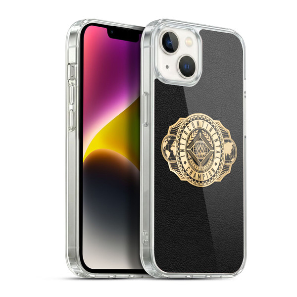 WWE Title Belts Intercontinental Championship Soft Gel Case for Apple iPhone 14 Plus & MagSafe