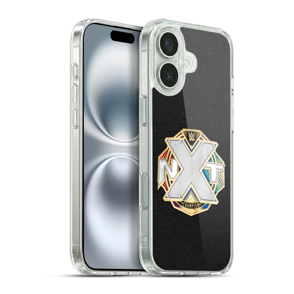 WWE Title Belts NXT Championship Soft Gel Case for Apple iPhone 16 Plus & MagSafe