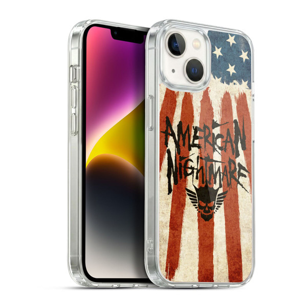 WWE Cody Rhodes Graphics American Nightmare Flag Soft Gel Case for Apple iPhone 14