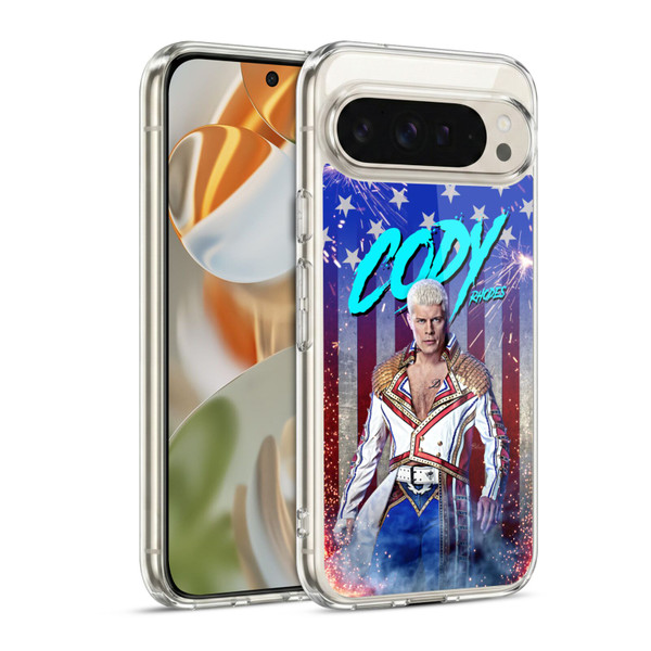 WWE Cody Rhodes Graphics Cody Rhodes Soft Gel Case for Google Pixel 9 / Pixel 9 Pro