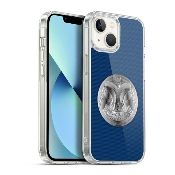 WWE Title Belts Smackdown Tag Team Champion Soft Gel Case for Apple iPhone 13