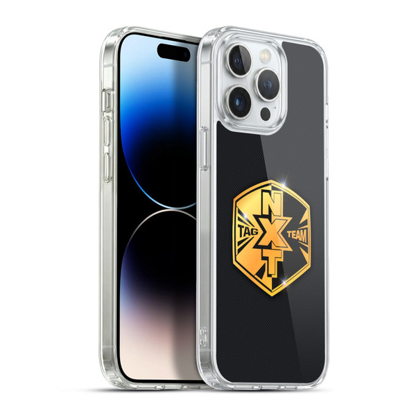 WWE Title Belts NXT Tag Team Soft Gel Case for Apple iPhone 13 Pro Max & MagSafe