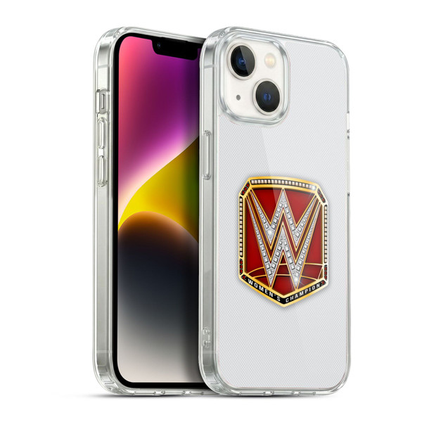 WWE Title Belts RAW Women's Champion Soft Gel Case for Apple iPhone 14