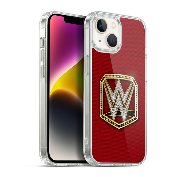 WWE Title Belts Universal Champion Soft Gel Case for Apple iPhone 14
