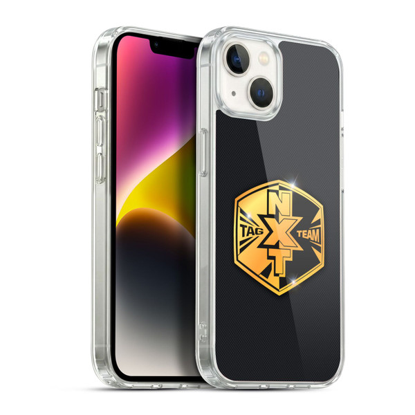 WWE Title Belts NXT Tag Team Soft Gel Case for Apple iPhone 14 Plus & MagSafe