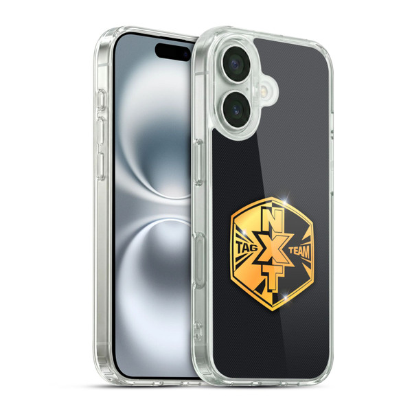 WWE Title Belts NXT Tag Team Soft Gel Case for Apple iPhone 16 & MagSafe